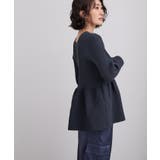 前後2wayペプラムニットトップス【UR’S ユアーズ】 | titivate | 詳細画像24 