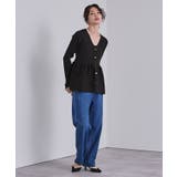 前後2wayペプラムニットトップス【UR’S ユアーズ】 | titivate | 詳細画像26 