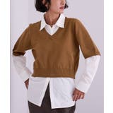 シャツドッキングハーフスリーブニット【UR’S ユアーズ】 | titivate | 詳細画像6 