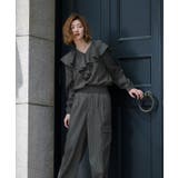 Vネックラッフルブラウス【UR’S ユアーズ】 | titivate | 詳細画像12