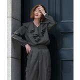 Vネックラッフルブラウス【UR’S ユアーズ】 | titivate | 詳細画像2