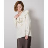 Vネックラッフルブラウス【UR’S ユアーズ】 | titivate | 詳細画像5