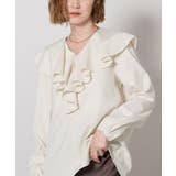 Vネックラッフルブラウス【UR’S ユアーズ】 | titivate | 詳細画像6