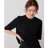 カットジョーゼットクルーネッククロップドプルオーバー【UR’S ユアーズ】 | titivate | 詳細画像10 
