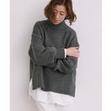 ハイネックサイドスリットオーバーサイズニット【UR’S ユアーズ】 | titivate | 詳細画像12 