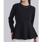 カシミヤタッチクルーネックペプラムニット【UR’S ユアーズ】 | titivate | 詳細画像19