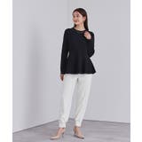 カシミヤタッチクルーネックペプラムニット【UR’S ユアーズ】 | titivate | 詳細画像22