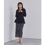 カシミヤタッチクルーネックペプラムニット【UR’S ユアーズ】 | titivate | 詳細画像24