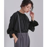 サテンフリルネックキャンディースリーブブラウス【UR’S ユアーズ】 | titivate | 詳細画像22