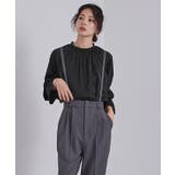 サテンフリルネックキャンディースリーブブラウス【UR’S ユアーズ】 | titivate | 詳細画像26