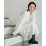 襟付きシャギーニットカーディガン【UR’S ユアーズ】 | titivate | 詳細画像17 