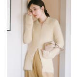 襟付きシャギーニットカーディガン【UR’S ユアーズ】 | titivate | 詳細画像5 