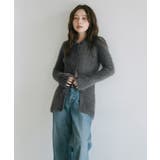 襟付きシャギーニットカーディガン【UR’S ユアーズ】 | titivate | 詳細画像7 