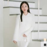 襟付きシャギーニットカーディガン【UR’S ユアーズ】 | titivate | 詳細画像1 