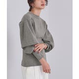 ボリュームスリーブウエストフィットニット【UR’S ユアーズ】 | titivate | 詳細画像12 