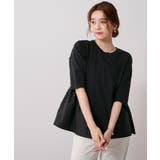 ウエスト切替ギャザーハーフスリーブTシャツ【UR’S ユアーズ】 | titivate | 詳細画像27 