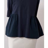 ウエスト切替ギャザーハーフスリーブTシャツ【UR’S ユアーズ】 | titivate | 詳細画像8 