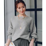 ヤクライクボートネックボリュームスリーブニット【UR’S ユアーズ】 | titivate | 詳細画像17 