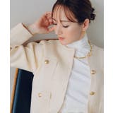 ゴールド釦ニットカーディガン/ジャケット【UR’S ユアーズ】 | titivate | 詳細画像8 