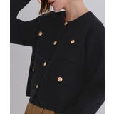 ゴールド釦ニットカーディガン/ジャケット【UR’S ユアーズ】 | titivate | 詳細画像5 