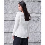 ラウンドネックウエストシェイプブラウス【UR’S ユアーズ】 | titivate | 詳細画像13