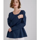 ラウンドネックウエストシェイプブラウス【UR’S ユアーズ】 | titivate | 詳細画像17