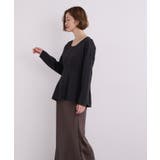 ラウンドネックウエストシェイプブラウス【UR’S ユアーズ】 | titivate | 詳細画像9