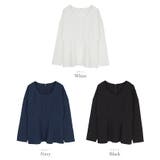 ラウンドネックウエストシェイプブラウス【UR’S ユアーズ】 | titivate | 詳細画像11