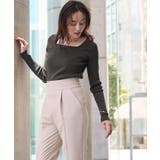 スクエアネックラグランスリーブリブニット【UR’S ユアーズ】 | titivate | 詳細画像18 