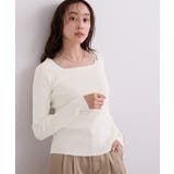 スクエアネックラグランスリーブリブニット【UR’S ユアーズ】 | titivate | 詳細画像22 