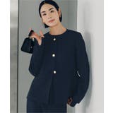 美シルエットゴールド釦ペプラムジャケット【UR’S ユアーズ】【セレモニー】 | titivate | 詳細画像20 