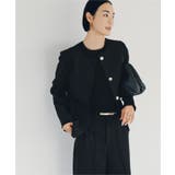 美シルエットゴールド釦ペプラムジャケット【UR’S ユアーズ】【セレモニー】 | titivate | 詳細画像9 