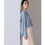 エアリーシアーコットンデニムシャツ【UR’S ユアーズ】 | titivate | 詳細画像5 
