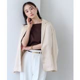 サテンテーラードジャケット【UR’S ユアーズ】 | titivate | 詳細画像2