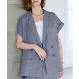 シャーベットリネンライクフレンチスリーブジャケット【UR’S ユアーズ】 | titivate | 詳細画像11 