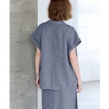 シャーベットリネンライクフレンチスリーブジャケット【UR’S ユアーズ】 | titivate | 詳細画像12 