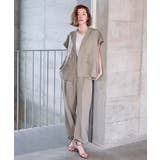 シャーベットリネンライクフレンチスリーブジャケット【UR’S ユアーズ】 | titivate | 詳細画像14 