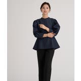 バンドカラーペプラムシャツ【UR’S ユアーズ】【セレモニー】 | titivate | 詳細画像16 