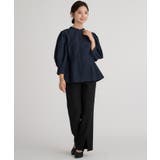 バンドカラーペプラムシャツ【UR’S ユアーズ】【セレモニー】 | titivate | 詳細画像18 