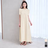 スクエアスリーブロングワンピース【UR’S ユアーズ】 | titivate | 詳細画像1