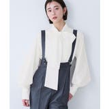 袖タックボウタイブラウス【UR’S ユアーズ】【セレモニー】 | titivate | 詳細画像2