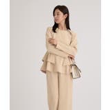 フリルペプラムブラウス【UR’S ユアーズ】【セレモニー】 | titivate | 詳細画像4