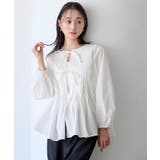 プリーツペプラムリボンブラウス【UR’S ユアーズ】 | titivate | 詳細画像2 