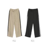 サテンラインワイドパンツ【UR’S ユアーズ】 | titivate | 詳細画像2 