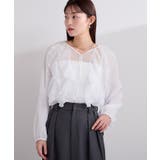 シアーラッフルブラウス【UR’S ユアーズ】 | titivate | 詳細画像12