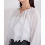 シアーラッフルブラウス【UR’S ユアーズ】 | titivate | 詳細画像13