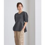 前後2wayハーフスリーブフレアニット【UR’S ユアーズ】 | titivate | 詳細画像34 