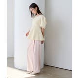 前後2wayハーフスリーブフレアニット【UR’S ユアーズ】 | titivate | 詳細画像4 