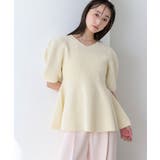 前後2wayハーフスリーブフレアニット【UR’S ユアーズ】 | titivate | 詳細画像5 