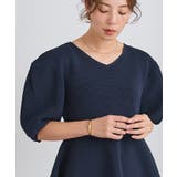 前後2wayハーフスリーブフレアニット【UR’S ユアーズ】 | titivate | 詳細画像15 